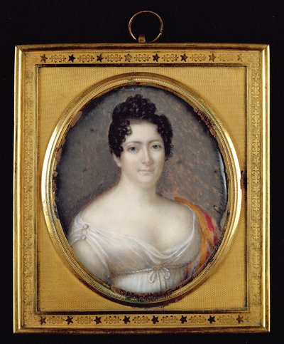 Mademoiselle Mars (1779-1847) 1819 by Jean Francois Strasbeaux